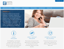 Tablet Screenshot of capitalprepaidservices.com